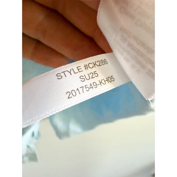 J.Crew Factory | NWT Linen-blend belted mini shirtdress in Light blue | Sz PXXS - Picture 7 of 11